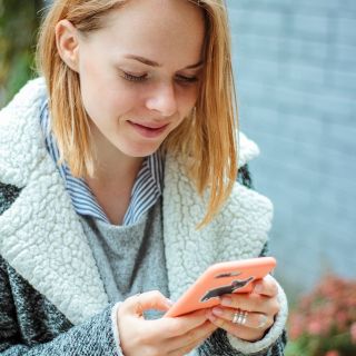 taking quiz by mobile